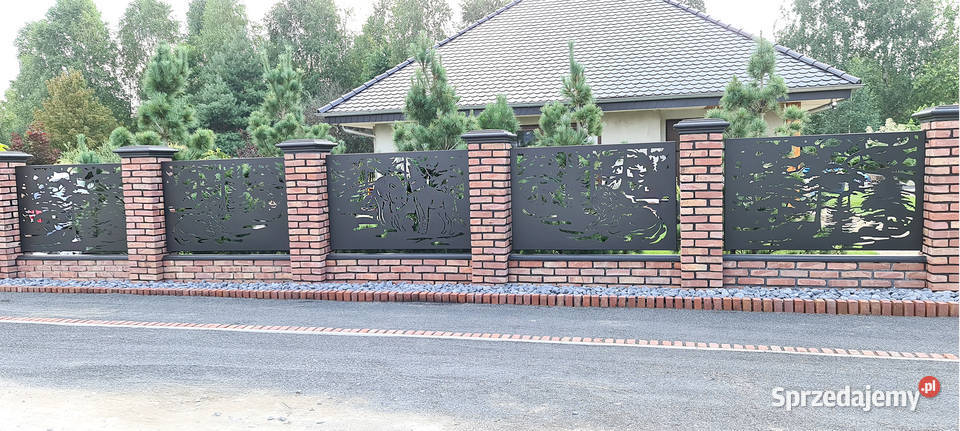 CNC Wypalanie Ogrodzenie Brama Płot Panele dolnośląskie Świdnica