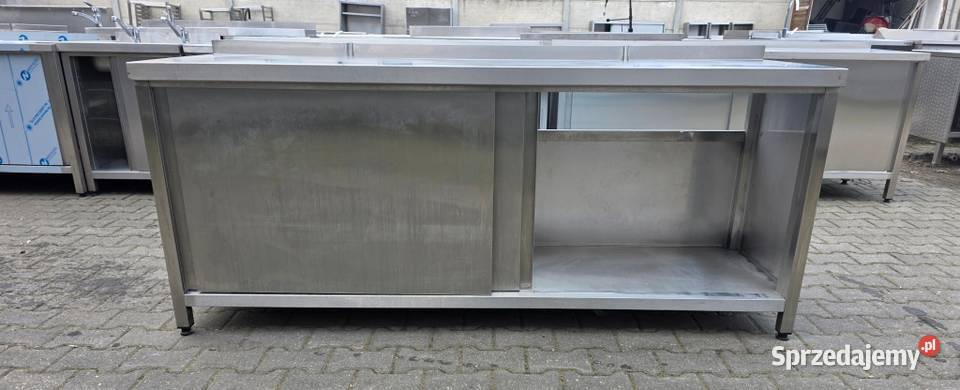 Stół Gastro z Szafką Drzwi Suwane 2006085 M1307 Nowe Skalmierzyce