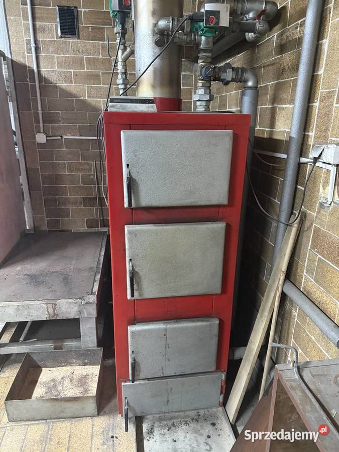 Piec na ekogroszek 64 KW podajnik szufladowy