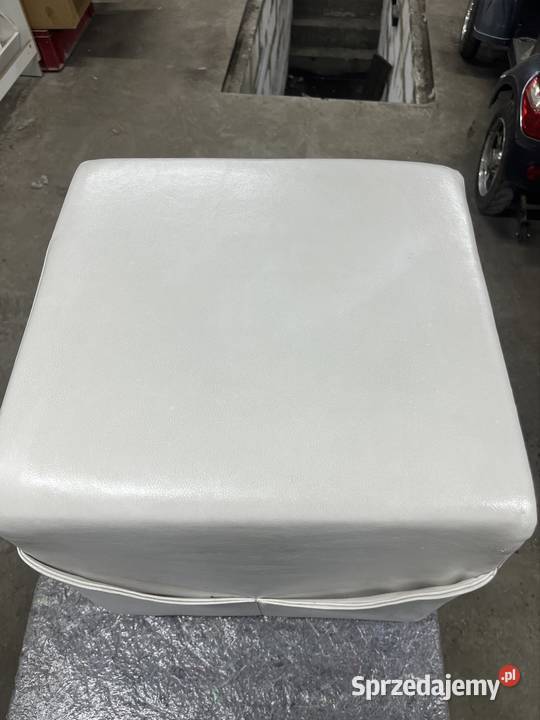 Pufa Biała Podnóżek 45cm wielkopolskie Jarocin