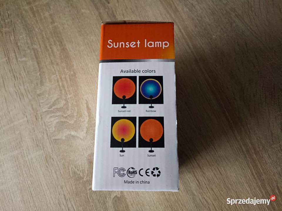 Projektor lampka LED zachód słońca sprzedam