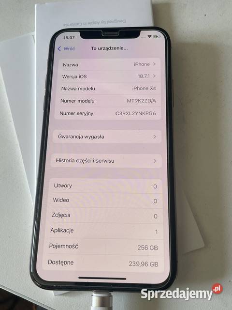 iPhone XS 256GB LTE Mrągowo