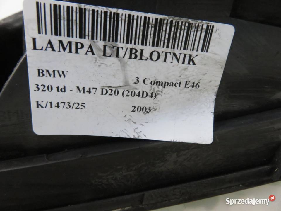 LAMPA LEWA TYLNA BMW 3 Compact E46 małopolskie