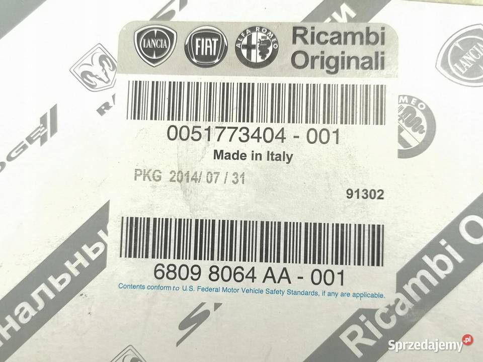FILTR POWIETRZA FIAT 500 500C PANDA 14 ORYGINAŁ