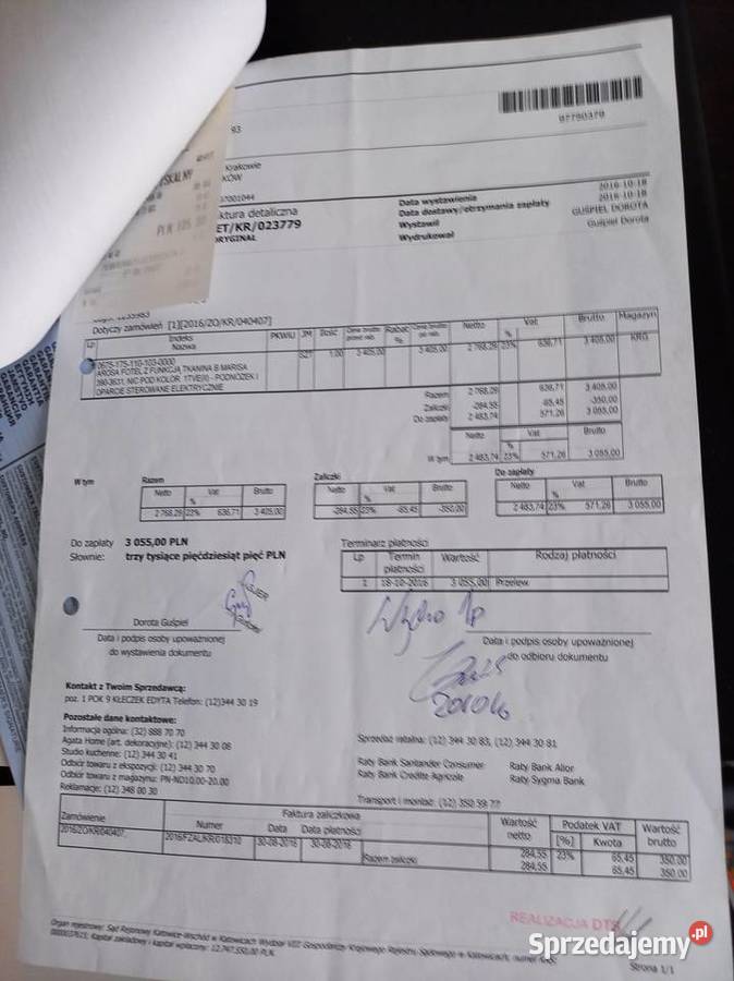 Elektryczny fotel obrotowy z funkcja relaksu Fotele śląskie Mysłowice