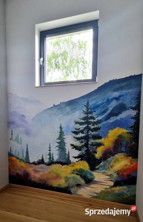 Malowanie ścian mural malarstwo naścienne Czorsztyn