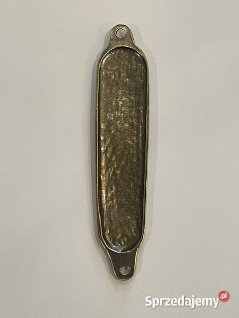 Mezuza z motywem Lwów Judy i Tablic Przykazań małopolskie Kraków