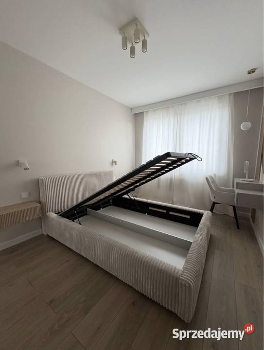 Łóżko sztruksowe 160cm Kraków sprzedam