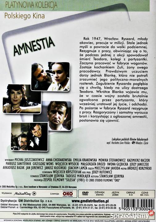 AMNESTIA PLATYNOWA KOLEKCJA KINA POLSKIEGO