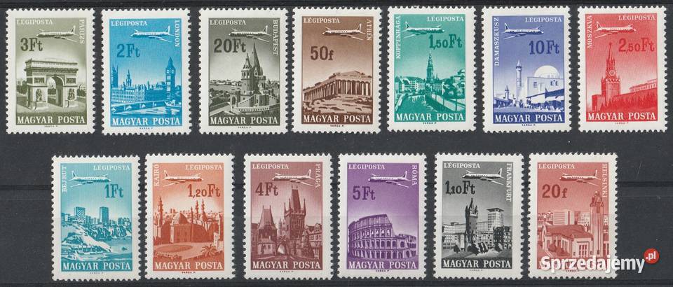 WĘGRY POCZTA LOTNICZA CZYSTE Łódź