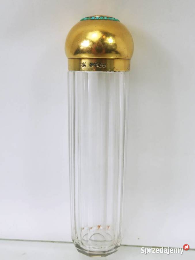 Flakon kosmetyczny Flakon Srebro Anglia 1867 Nowa Sól