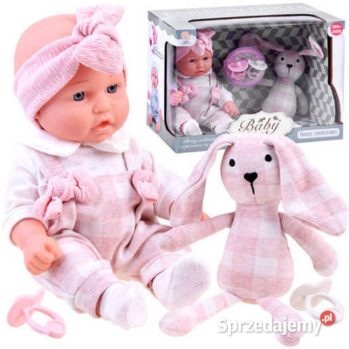bobas lalka z pluszowym króliczkiem 3828 Stalowa Wola