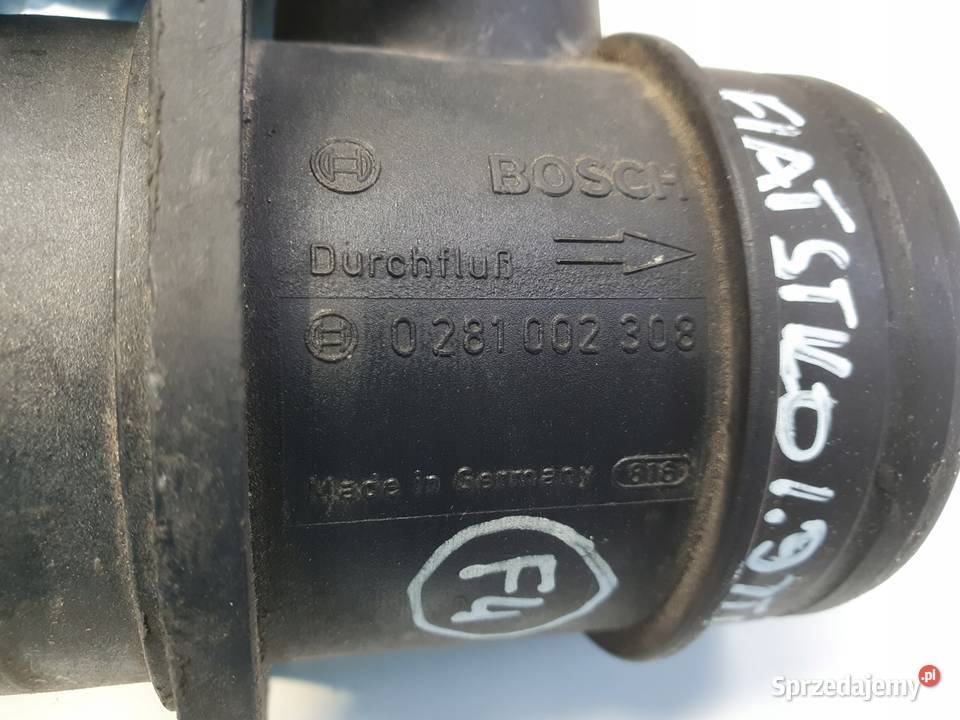 PRZEPŁYWOMIERZ Fiat Stilo 19 JTD POWIETRZA Rudka