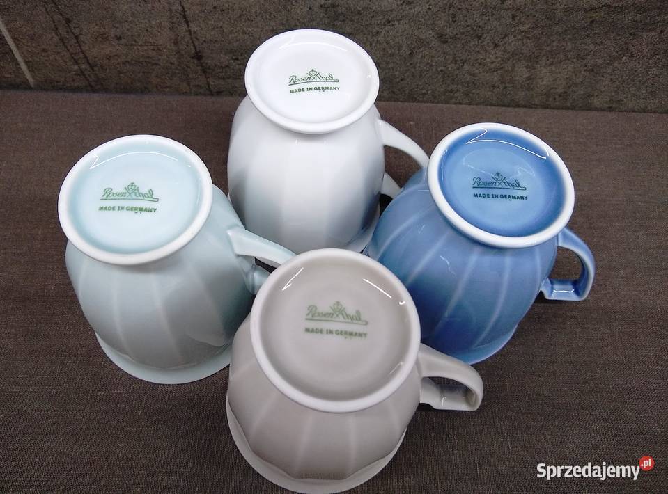 Kubki Rosenthal Maria en Vogue 4 kolory NOWE Antyki, Sztuka, Kolekcje
