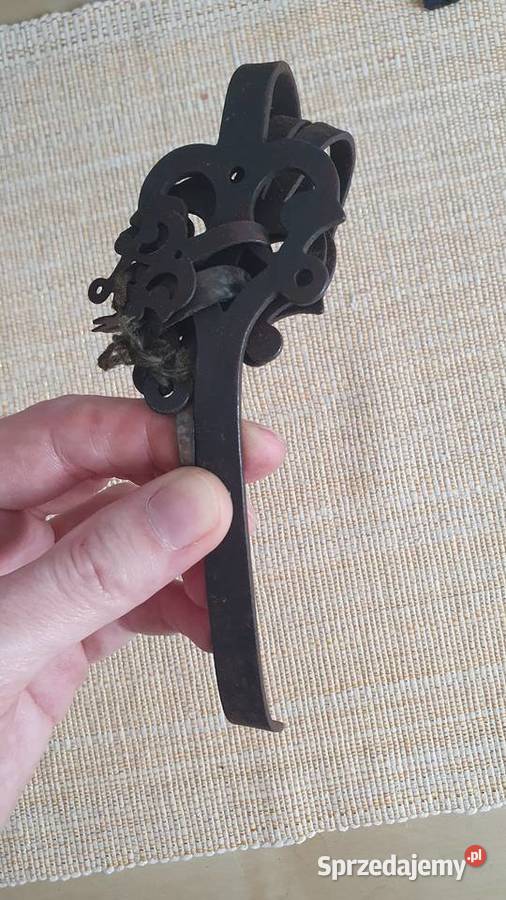 Mosiężne uchwyty wieszaki świeczniki na ścianę Warszawa