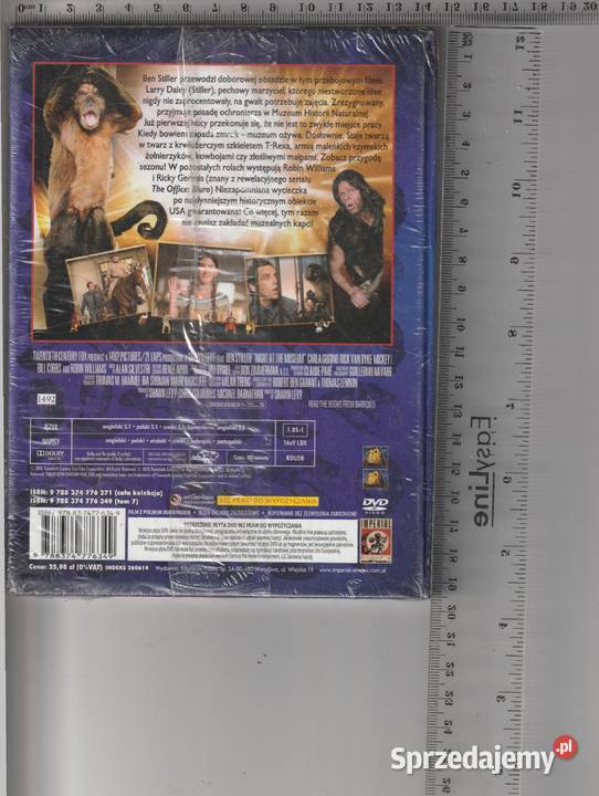 Noc w muzeum Ben Stiller DVD Kultura i Rozrywka Pruszków