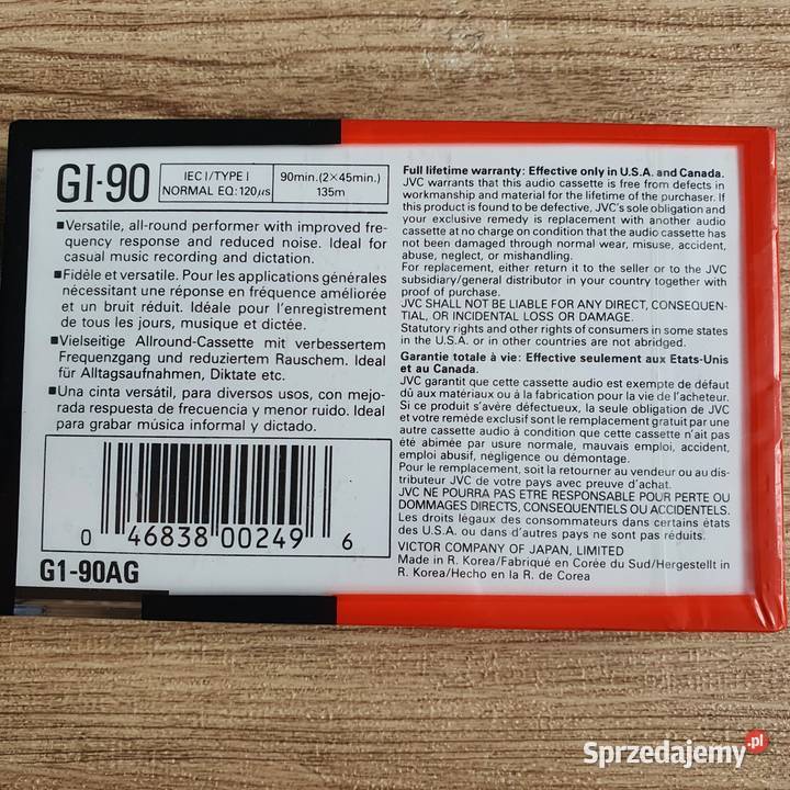 JVC GI 90 kaseta magnetofonowa kaseta Nowa Sól