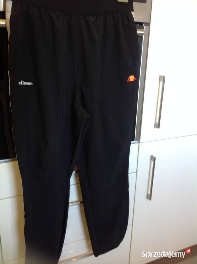 Spodnie Dresowe Męskie ELLESSE L Czarne NOWE lubuskie Nowa Sól