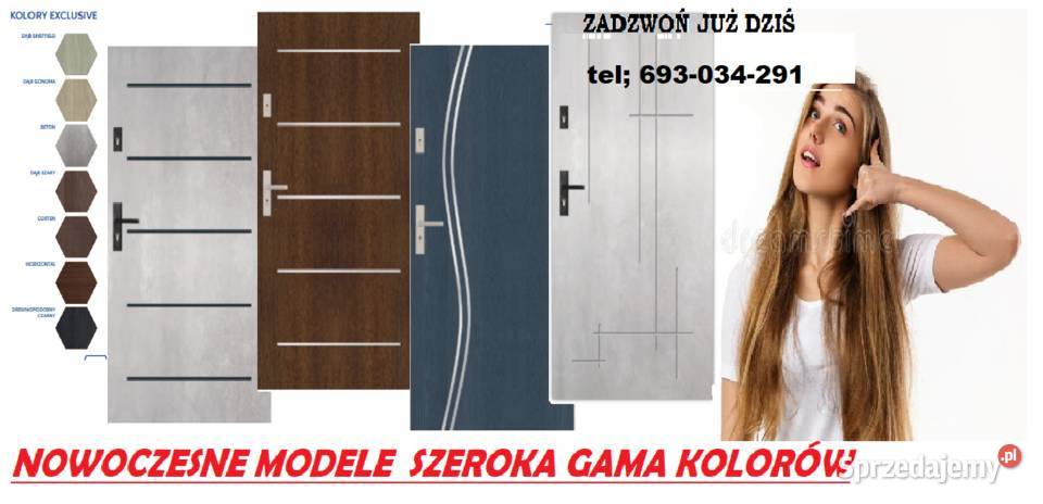 Drzwi do mieszkania w bloku zewnętrzne Ruda Śląska