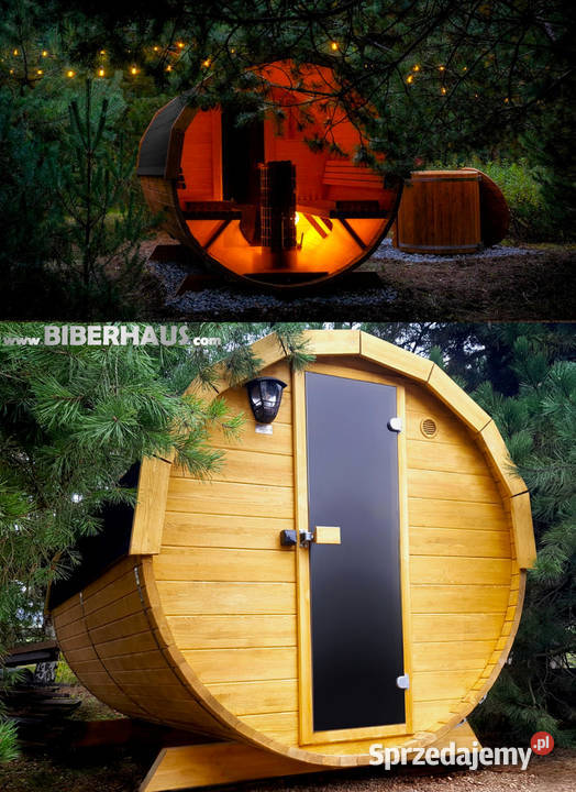 SAUNA Ogrodowa 250 OKNO 100 BECZKA 500L Nowy Targ