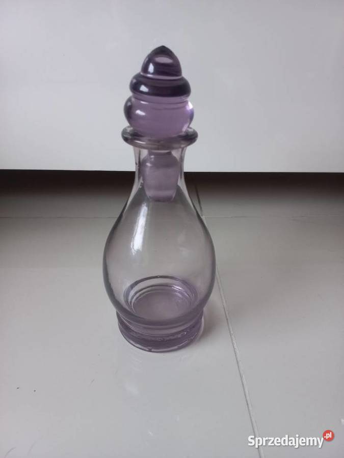 Karafka szkło ametystowe Art Deco Toruń