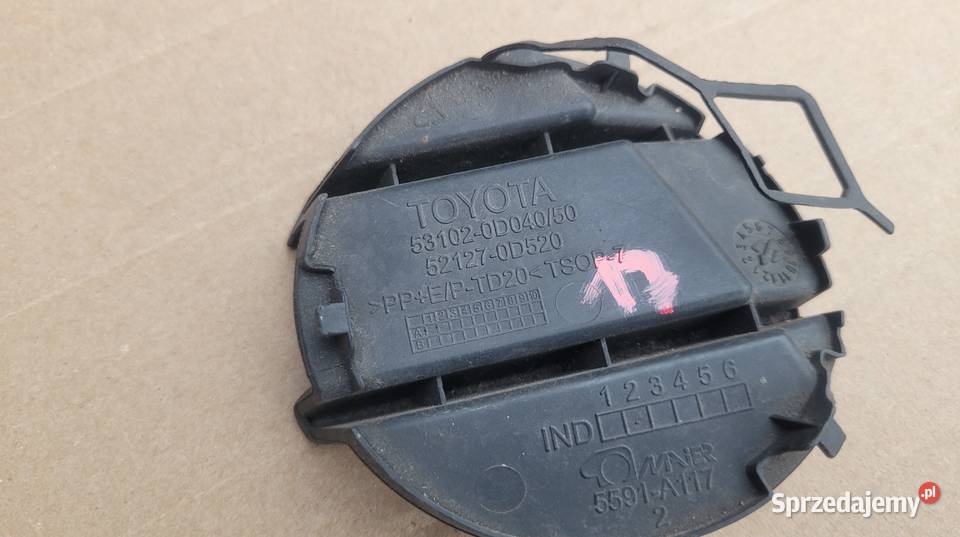 TOYOTA YARIS III LIFT 1417 ZAŚLEPKA HAKA ZDERZAK Ruda Śląska sprzedam