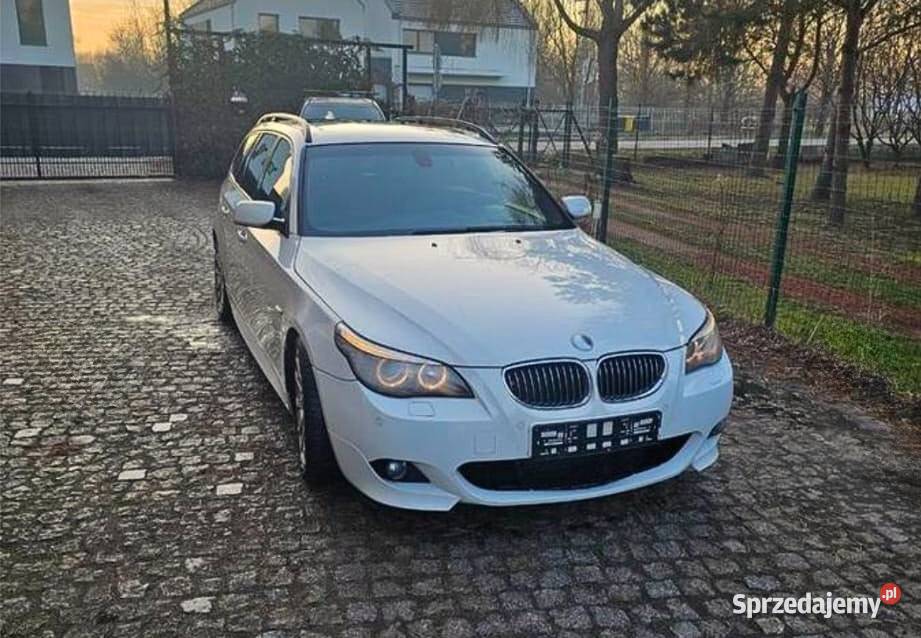BMW e61 535d BITURBO MPAKIET 30 DIESEL PANORAMA lakier metallic Głogów