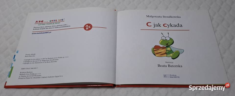 ABC Uczę się C cykada Strzałkowska Hachette 2007 śląskie Czeladź