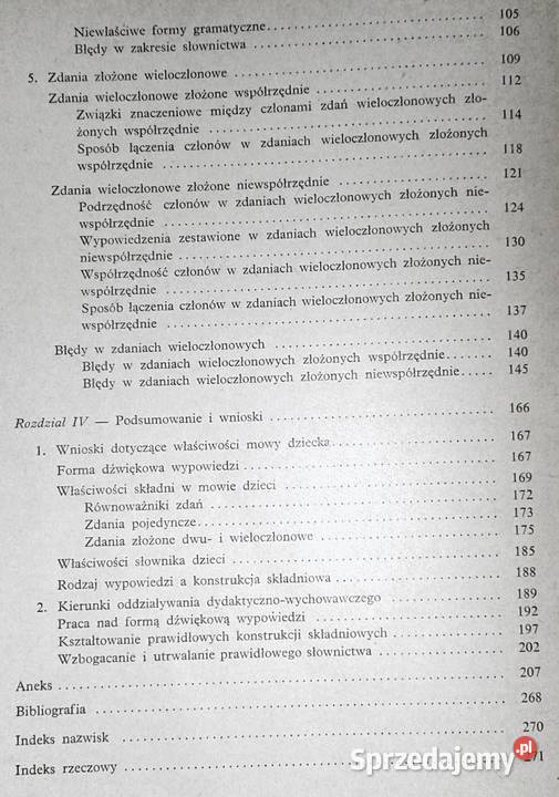Właściwości mowy dziecka sześcio siedmioletniego