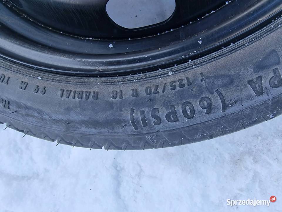 KOŁO DOJAZDOWE 5X112 R18 SUPER STAN Samochodowe małopolskie