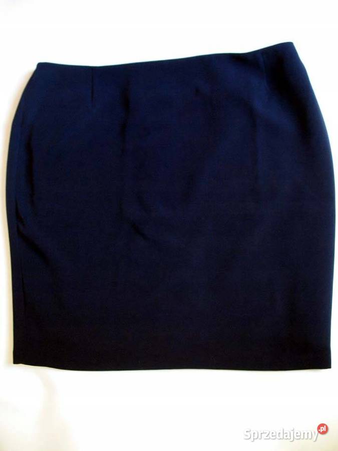 Spódnica elegancka Granatowa 50 5XL biodra 120 Ołówkowa Siedlce
