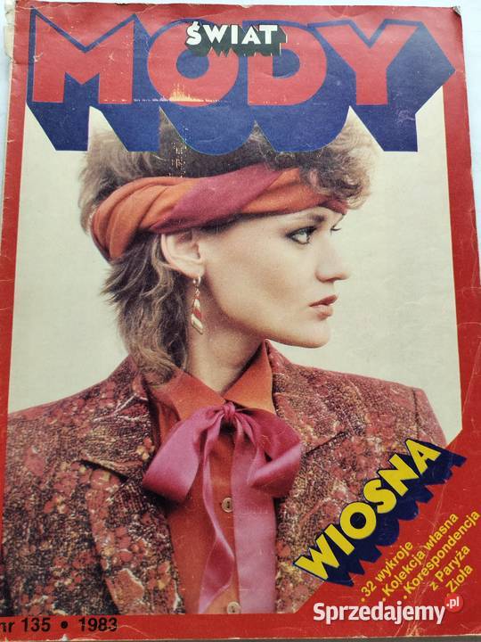 Świat Mody wiosna 1983 r miękka Gdynia