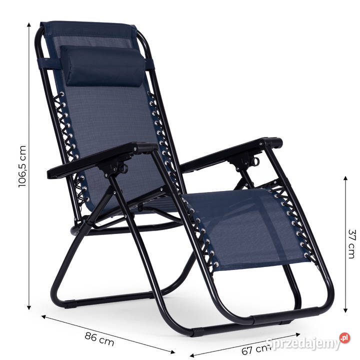 Leżak fotel ogrodowy regulowane oparcie ZERO Smogorzów sprzedam
