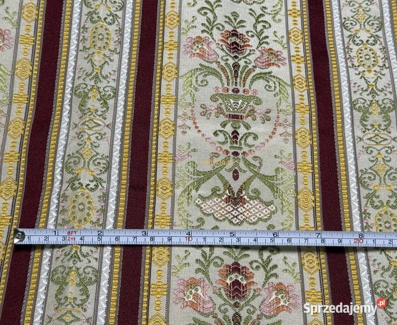 Tkanina żakardowa obiciowa Burgundry Warszawa