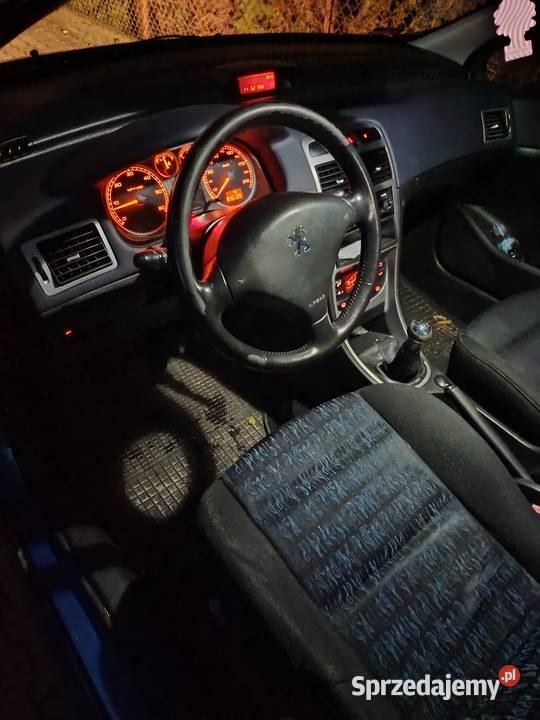 Peugeot 307 16HDI 109 światła przeciwmgielne Tomaszów Lubelski
