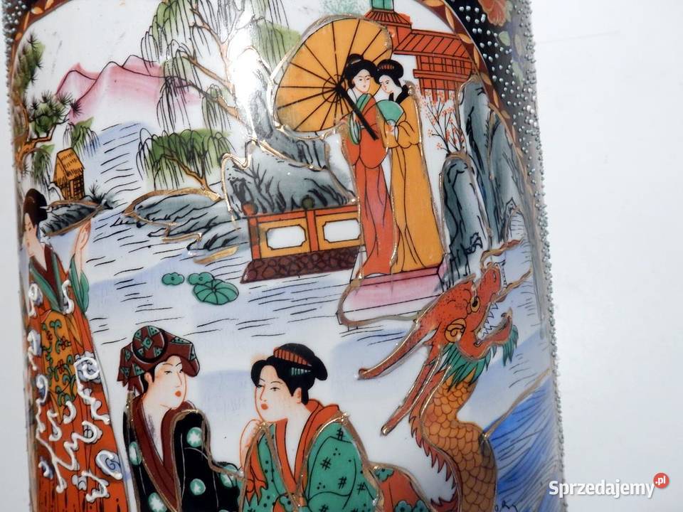 Wazon z dalekiego wschodu h 46 dekoracja