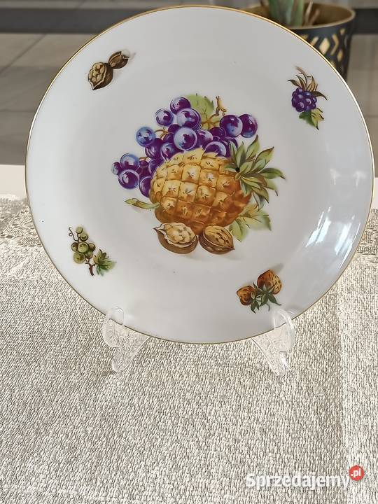 Talerz owocowy ananas na ciasto sery Zamość