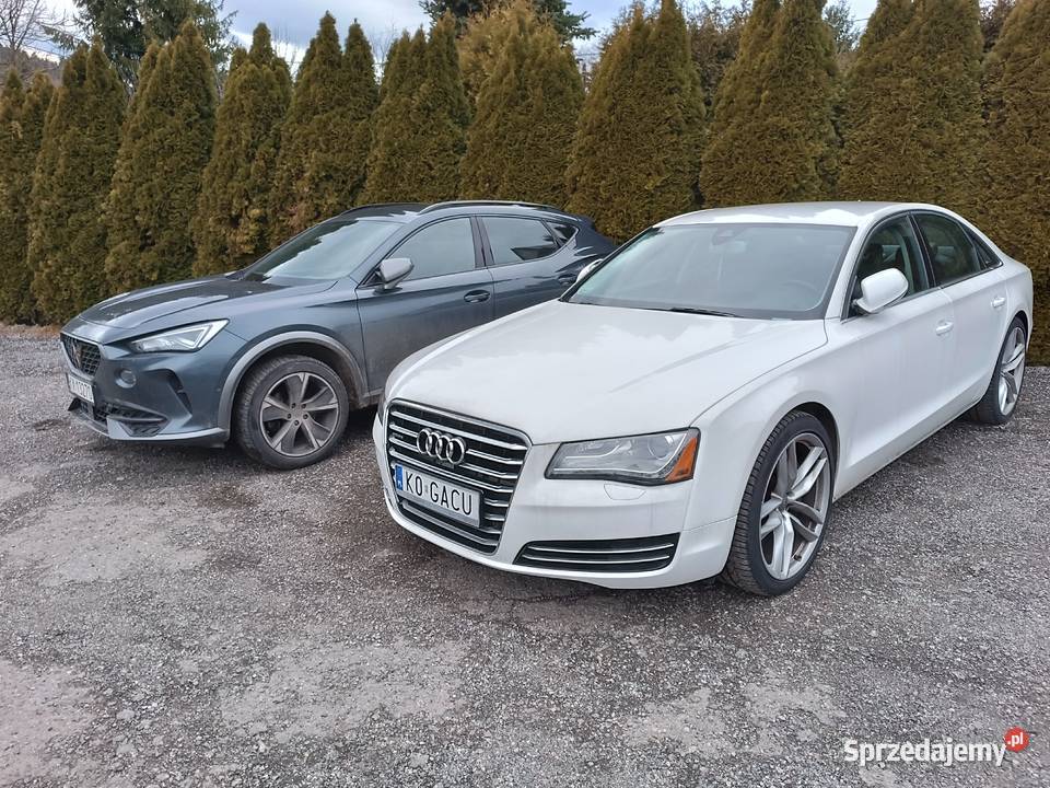 Audi A8 42 TDI D4 biala chip 400 bogata masaże Rabka-Zdrój sprzedam
