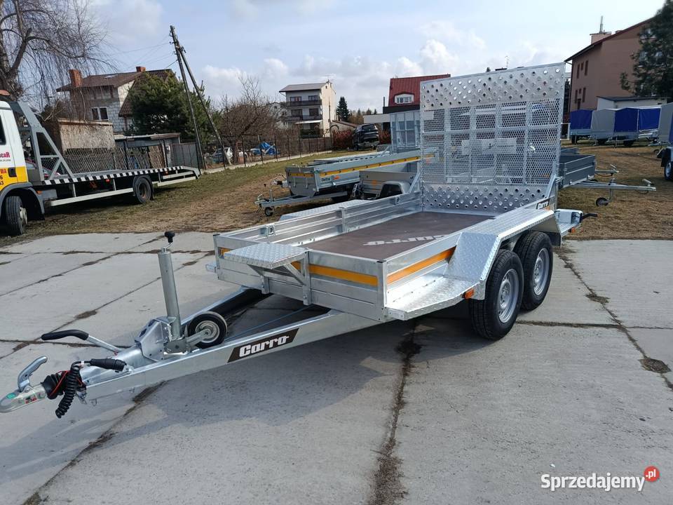 Przyczepa pod minikoparkę sprzęt budowlany CARRO Lublin sprzedam