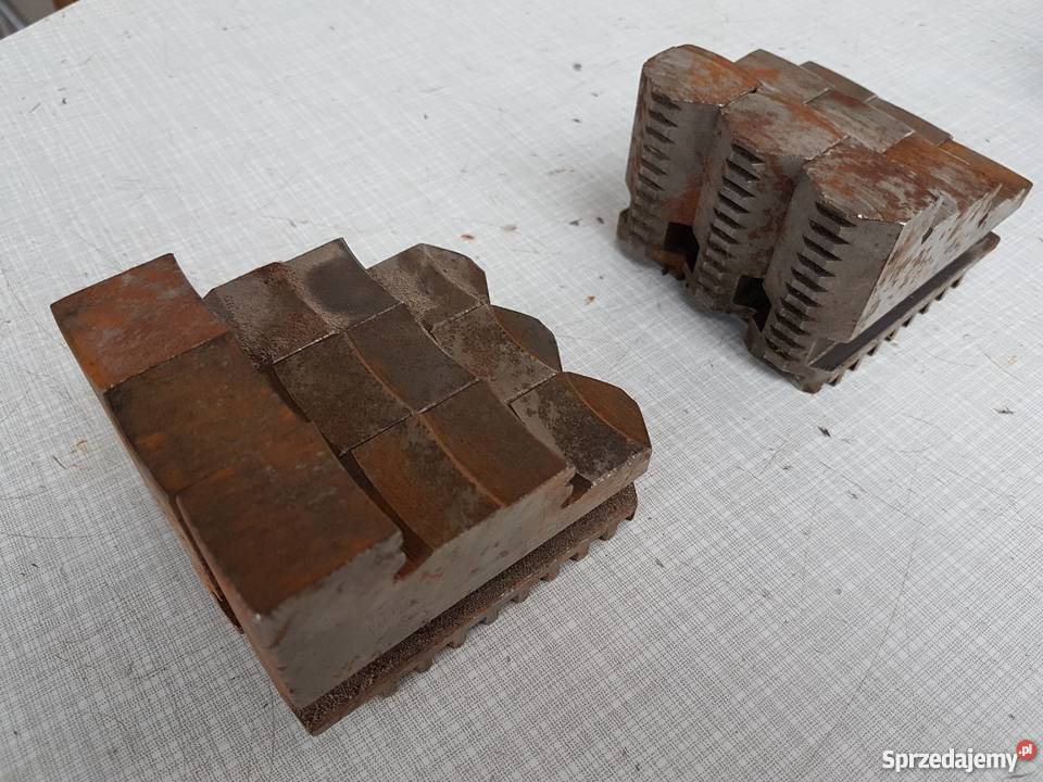 Lewe prawe szczęki tokarskie do uchwytu 160mm kujawsko-pomorskie