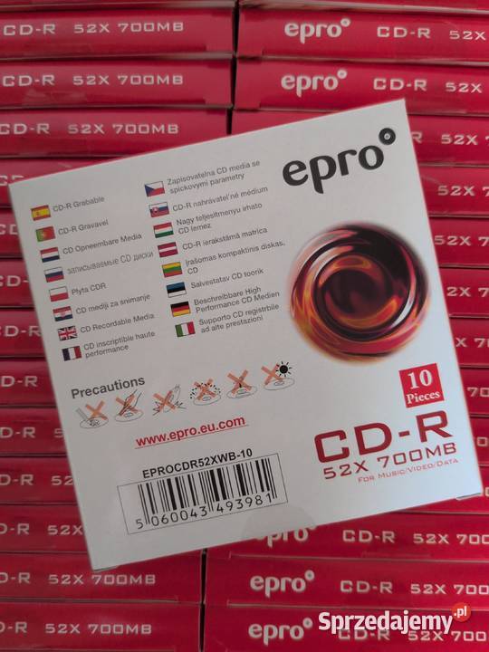 Płyty CDR 700 MB nowe Tomaszów Mazowiecki