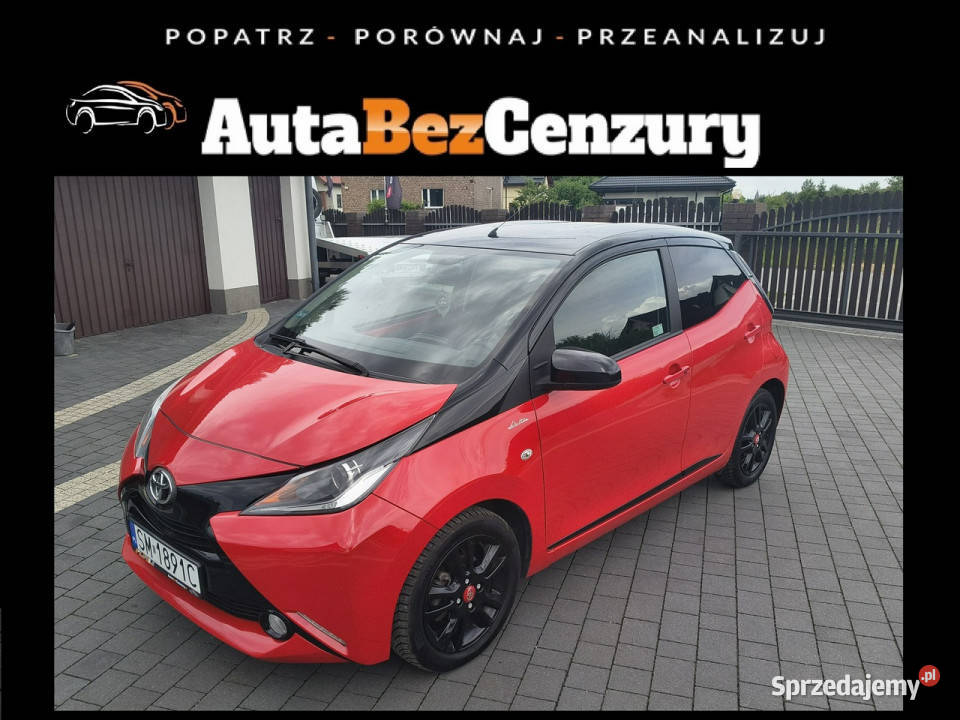 Toyota Aygo 10i 72 X Attraction Polski Salon II serwisowany w ASO śląskie Mysłowice
