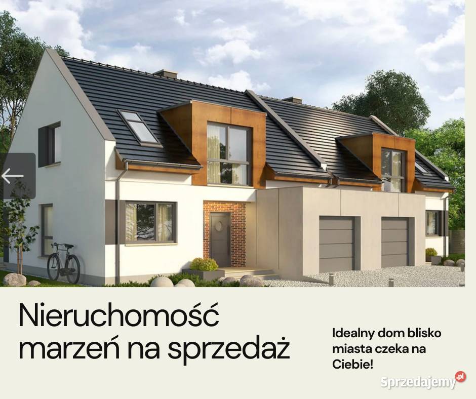 Dom bliźniak na sprzedaż mieszkalny
