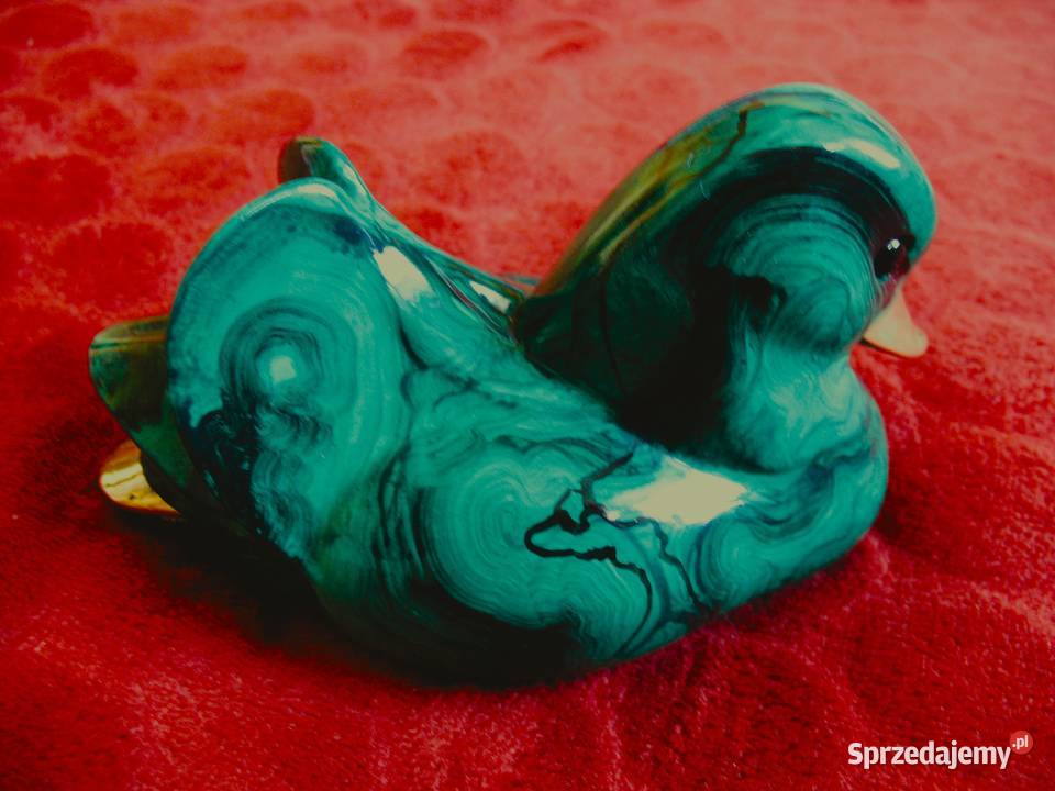 Kaczka w kolorach malachitu w stylu Flambe Siedlce