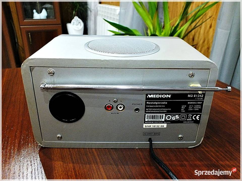 Małe radio MEDION MD 81342 Retro Dobra jakość Żary