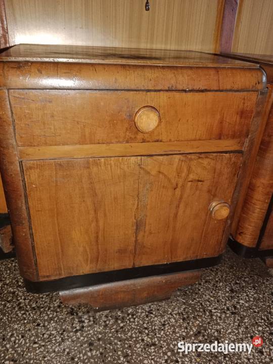 Komplet Starych Mebli Art Deco Waterfall 5 śląskie Ruda Śląska