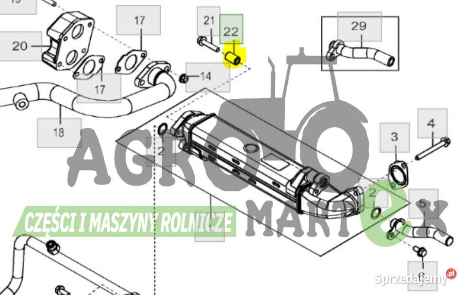 R518859 TULEJA 9x16x25 JD Wichrów