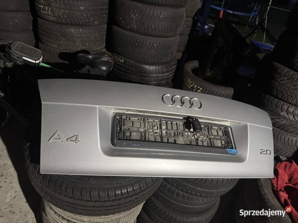Klapa bagażnika Audi A4 b6 sedan komplet Rzuchów