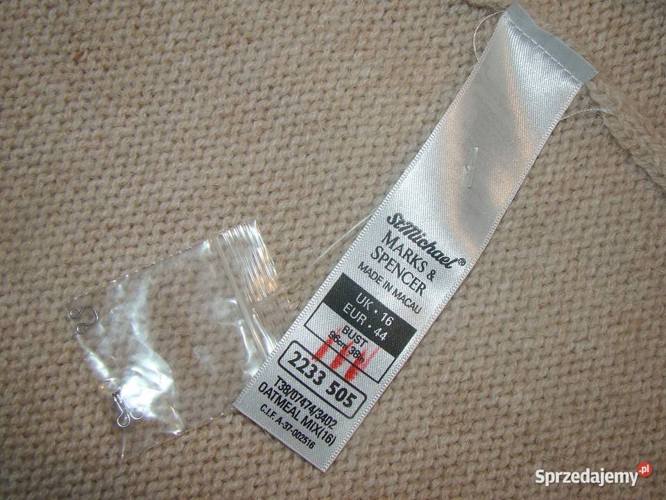 SWETER WEŁNA JAGNIĘCA NOWY 4042 Wolsztyn