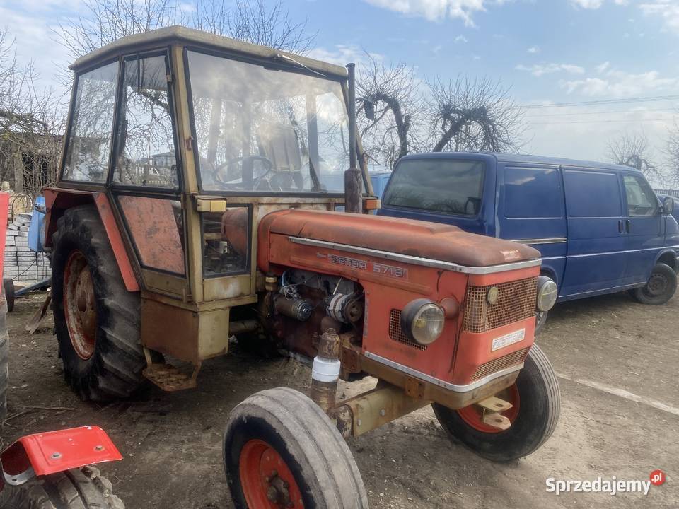 Zetor 5718 oryginał rejestrowany na części 6718 Ciągniki Rogów